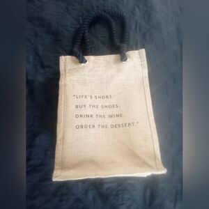 Jute Wine Tote